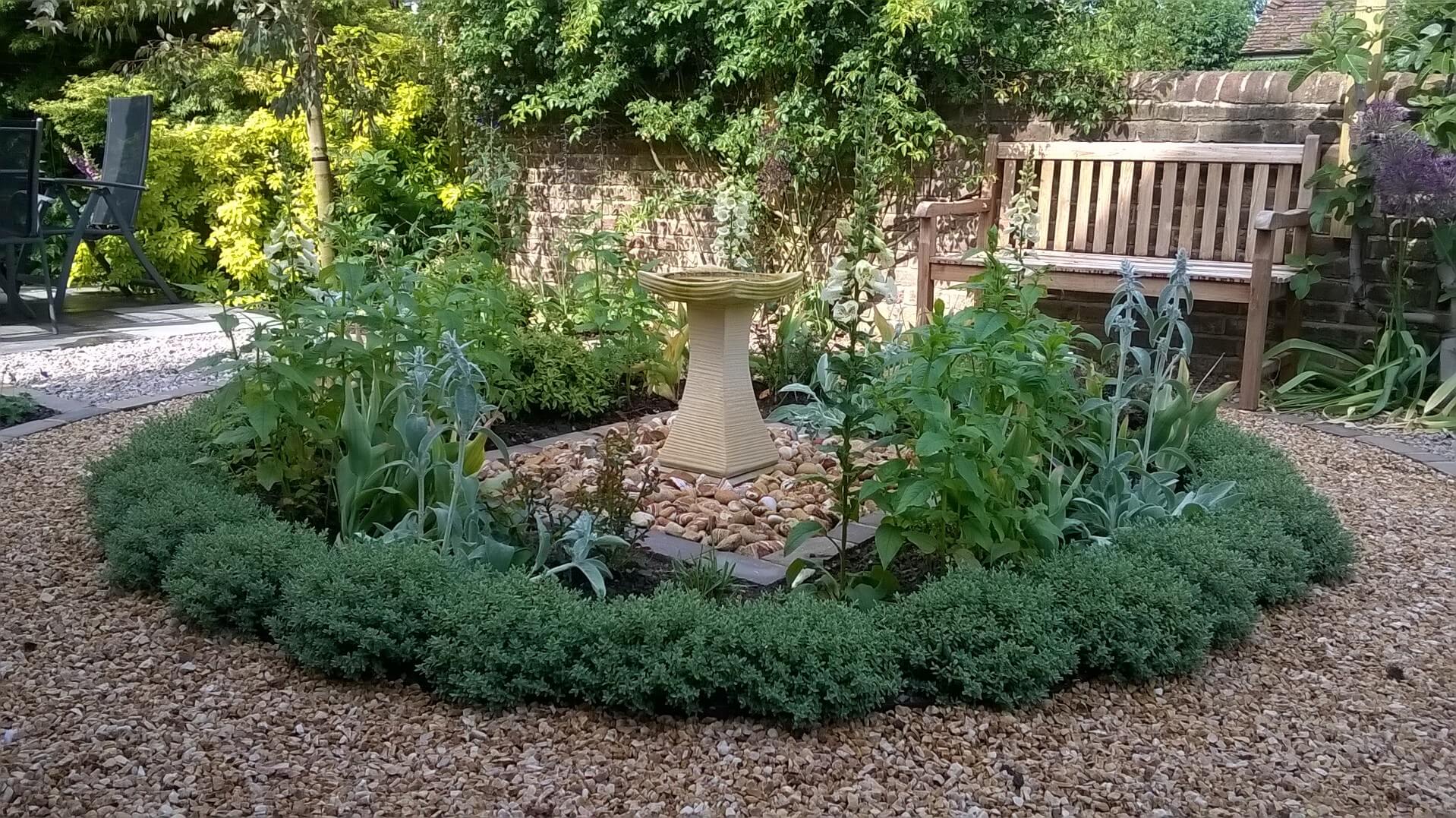 Simple Gravel Garden for Small Space